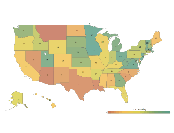 10 States with the Worst Drivers [2024 Study]